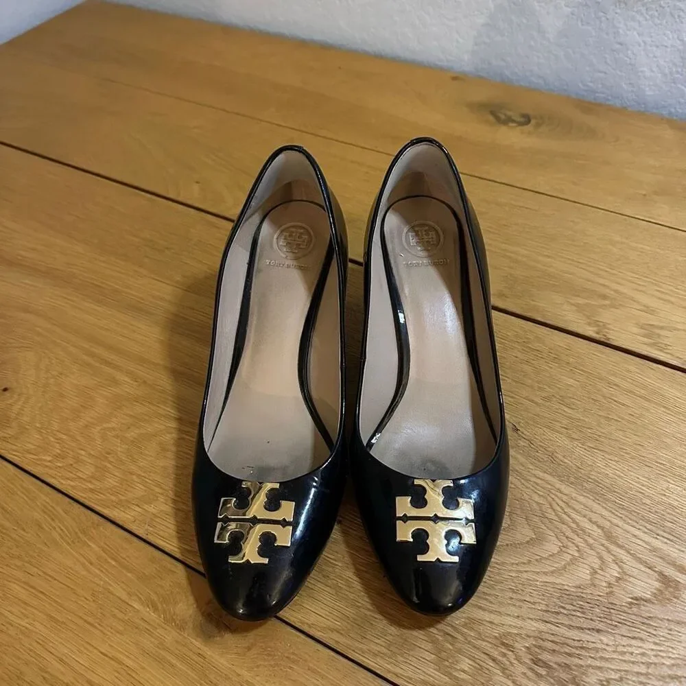 Tory Burch Raleigh heels 9 black